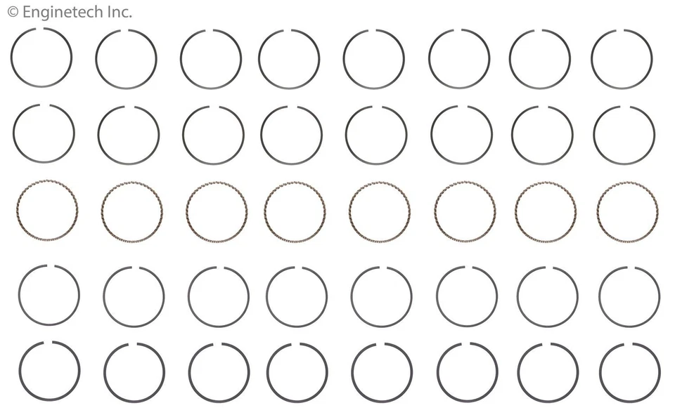 Juego de anillos de pistón para modelos Ford Select 94-03 M41128-040 Foto 1 de 4