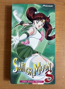 Sailor Moon S TV Series Vol 2 The Love War VHS 2001 Dubbed Edited Toonami - Imagen 1 de 5