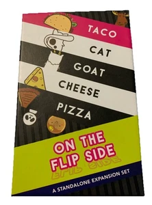 Taco Cat Goat Cheese Pizza Card Game On The Flip Side Standalone Expansion Set - Picture 1 of 12