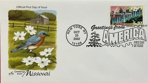 Artcraft 3720 GFA Missouri Eastern Bluebird and Dogwood  - Bild 1 von 1