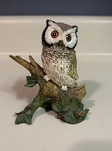 Collezione Hamilton Barred Owl da Little Night Owls Sculpture Collection 1992 - Foto 1 di 8