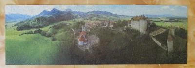 Springbok Panoramic Puzzle Swiss Vista Complete 700+ Pieces PZL9806 13" x 40" - Image 1 of 4
