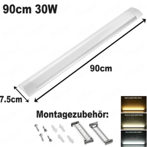 LED Wannenleuchte Deckenleuchte Feuchtraumlampe Werkstatt Röhre 60/90/120/150cm - Bild 1 von 21