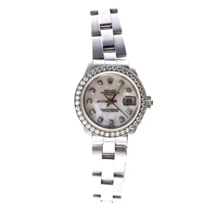 Rolex Datejust 26mm Diamond MOP Ladies Watch 6924 Perfect Working Condition #18 - Picture 1 of 5
