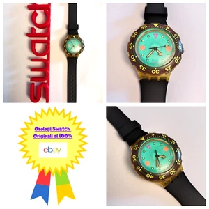 Swatch Scuba gebraucht SDK102 Medusa 1991 Vintage Armbanduhr 90er - Bild 1 von 8