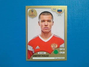 Figurine Panini World Cup Russia 2018 Gold n. 49 Dmitry Poloz Russia - Imagen 1 de 1