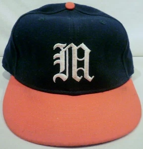 Vintage Miami Hurricanes New Era Baseball Cap Hat 7-1/8 Green Orange Visor - Picture 1 of 12