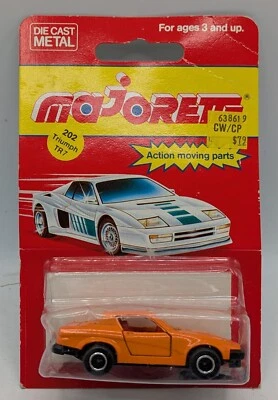 Majorette Orange Triumph TR 7 Diecast 1:53 NEW SEALED - Image 1 of 4