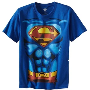 Superman Big Boy's Costume T-shirt NWT - Picture 1 of 2