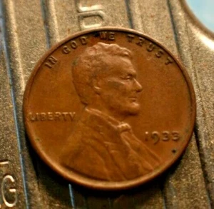 1933-P Lincoln Wheat Cent 1c. (#7966) - Picture 1 of 2