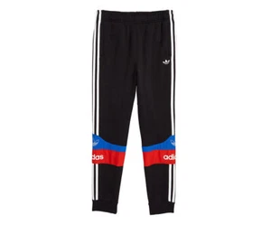 Adidas Originals Outline Boys Active Pants Size M, Color: Black/White/Red/Blue - Picture 1 of 8