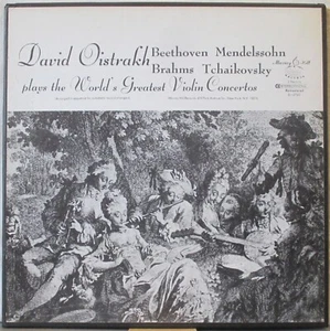 DAVID OISTRAKH Plays the World’s Greatest Violin Concertos 3LP Beethoven/Brahms… - Picture 1 of 2