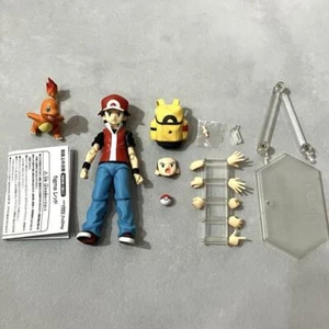 Max Factory figma Pokemon Red Trainer No.356 Pocket Monster Action Figure Used - Picture 1 of 2