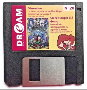 AMIGA 500 - OBSESSION DEMO DISKETTE / STEREOSCOPIC 5.1 - DREAM NR. 20  - Bild 1 von 1