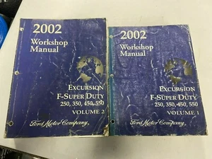 2002 FORD F250 F350 F450 F550 SERVICE MANUAL SHOP REPAIR FACTORY - Picture 1 of 1
