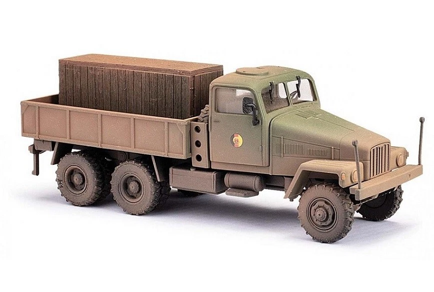 BUSCH IFA G5 NVA  mit Holzkiste verschmutzt (51512) Militär-Modell 1:87 H0 NEU - Bild 1 von 1