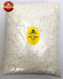 SOY AKOSOY WAX FLAKES ORGANIC VEGAN PASTILLES FOR CANDLE MAKING 10 LB - Picture 1 of 12