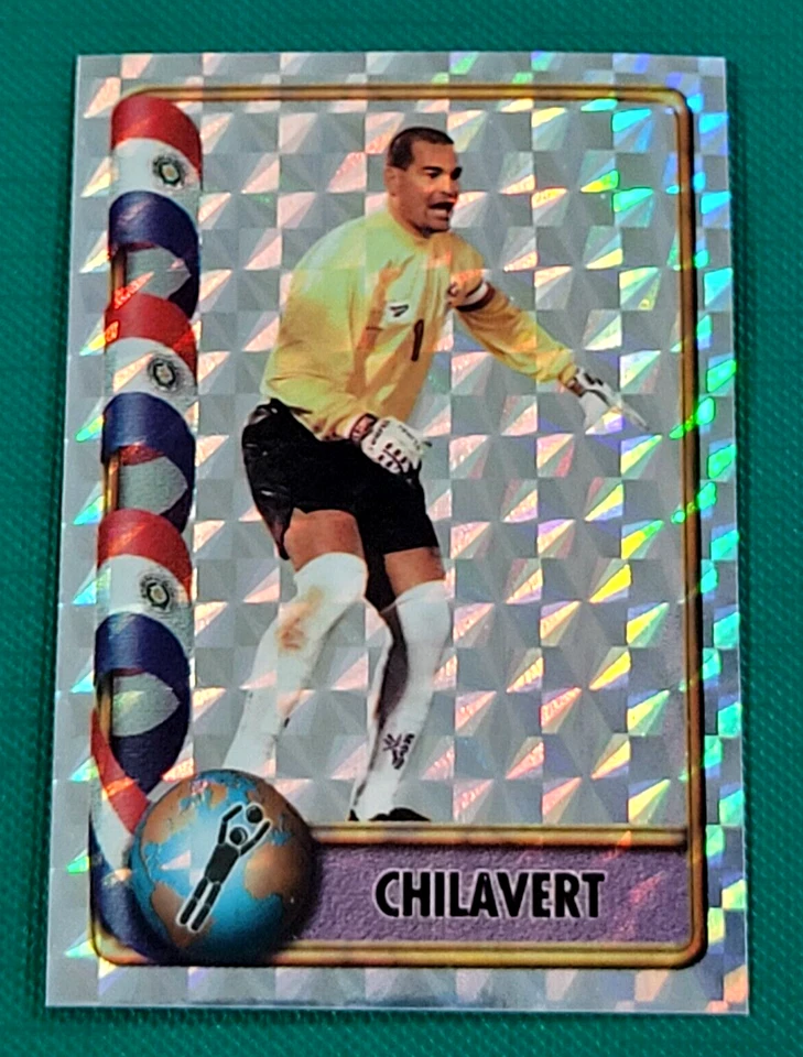 Pegatina de hacha Navarrete Francia Copa Mundial FIFA 1998 #429A Joseph Luis Chilavert foil Foto 1 de 4