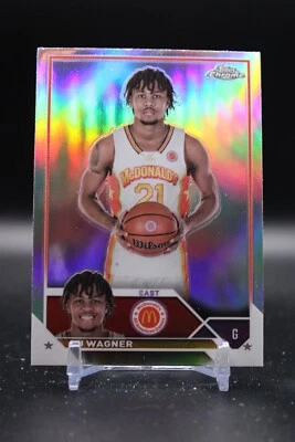 DJ Wagner, Kentucky Wildcats, 2023 Topps Chrome, Refractor, #59 - Image 1 of 2