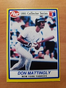 1991 Post Collector Series #29/30 Don Mattingly - New York Yankees - MLB - Picture 1 of 2