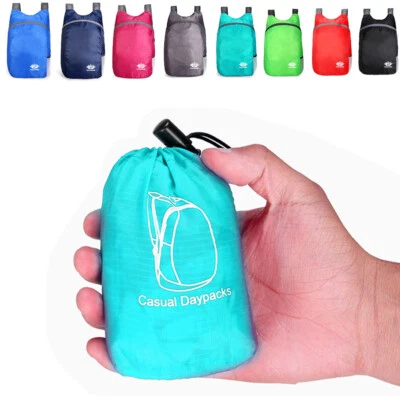 Rucksack Backpack Tasche 20L leicht faltbar Schule Büro Reise Camping 85G - Bild 1 von 4