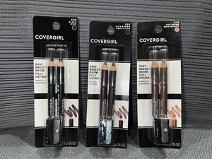 Set of 3 Covergirl Fill +Define Eye Brow Pencils &Sharpener 2-Pack 500/505/510 - Picture 1 of 1
