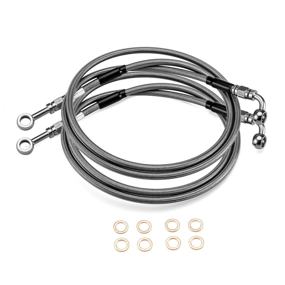 MOFUN 64.5" Stock ABS Lower Brake Line Kit Front For Harley Touring 2014-2024 - Image 1 of 4