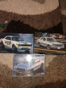 3 Skyline Models Lot… Fujimi X 2 And Tamiya Phc-10 Kpgc-10 2000 Gt-r - Picture 1 of 6