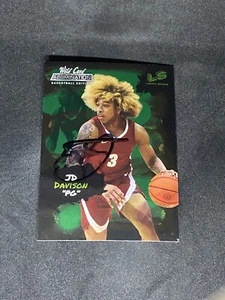 JD Davison 2021-22 Wild Card Alumination Light Show Green #12 Auto Signed Card - Bild 1 von 3