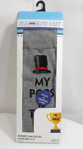 Fathers Day Men's Crew Socks - Funky Socks  -  Choose Design With Greeting Card - Picture 1 of 13