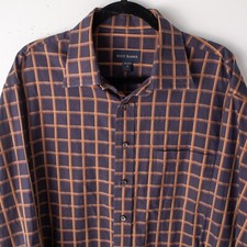 Scott Barber Long Sleeve Plaid Button Up Size XL