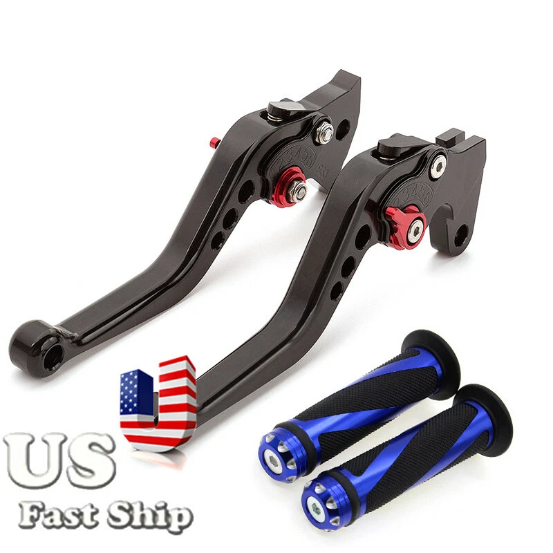USA Short Brake Clutch Lever Grips For Honda CBR900RR CBR 600 F2,F3 1993-1999 - Image 1 of 4