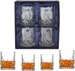Lead-Free Double Old Fashioned Crystal Whiskey Glass - Classic Stylish Design –  - Picture 1 of 12