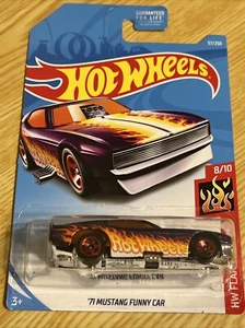 Hot Wheels '71 Mustang Funny Car 57/250 Purple - Picture 1 of 2
