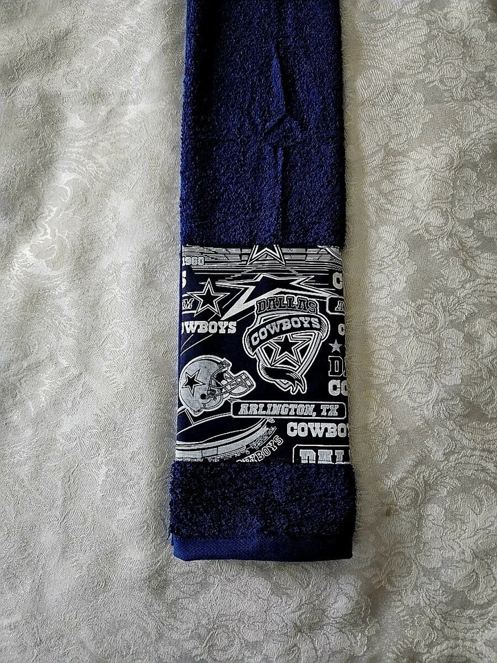 Toalla de mano Dallas Cowboys hecha a mano GRAN REGALO buena para bolsas de golf y bolsas de gimnasio  Foto 1 de 1