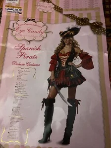 CALIFORNIA COSTUMES Spanish Pirate Costume Size S - Imagen 1 de 6