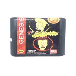 Beavis and Butt-Head 16 bit Game Card Game Cartridge Sega Mega Drive / Genesis