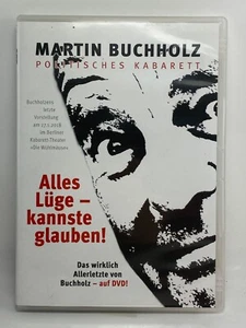 Martin Buchholz Alles lüge kannste glauben Politisches Kabarett DVD - Picture 1 of 2
