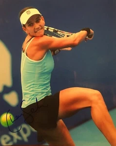 Foto firmada de tenis de Chanelle Scheepers de 8x10 - Imagen 1 de 2