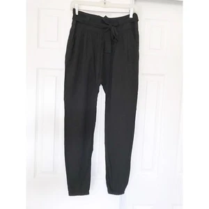 Forever 21 Drop Crotch Harem Style Black Dress Pants sz Small - Picture 1 of 7