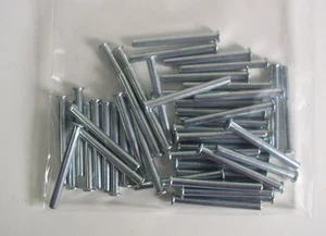 (100) Bossard 2180144 Steel Pin .156 x 1.575 Zinc Clear Chromate 1022 Lot of 100 - Picture 1 of 2