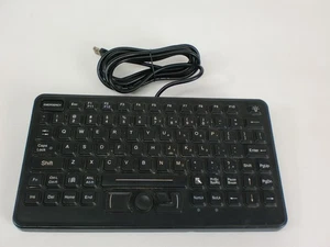 iKey SL-86-911-FSR-USB-STR Industrial Keyboard USB Rugged Touchpad Black Backlit - Afbeelding 1 van 6