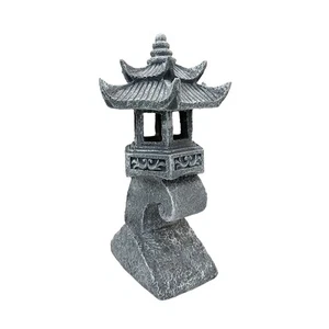 Solar Powered Pagoda Lantern with LED Light for Garden Patio Outdoor Decoration - Picture 1 of 26