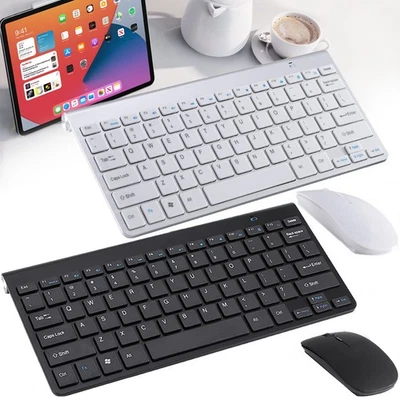 2.4G Mini Wireless Keyboard and Mouse Combo Set For Computer Desktop PC Laptop - Image 1 of 4
