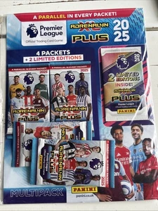 PANINI ADRENALYN XL PLUS 2025 PREMIER LEAGUE MULTIPACK ~ NEW SEALED ~ - Picture 1 of 2