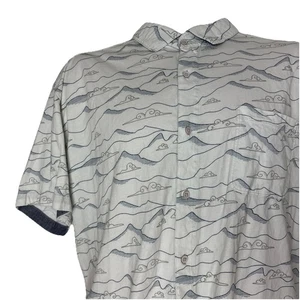Kuhl Herren XL Button Up Clouds Mountains AOP Wandern Outdoor Hemd kurz Slv - Bild 1 von 13