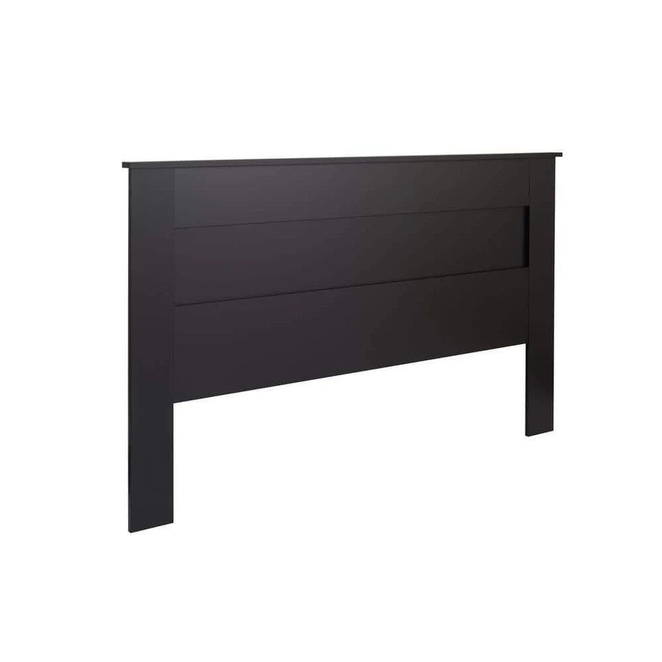 Prepac King Flat Panel Headboard in Black