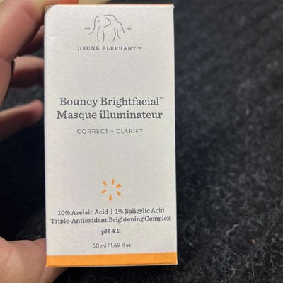 Drunk Elephant Bouncy Brightfacial Brightening Mask Correct Clarify 1.69oz - Image 1 of 4