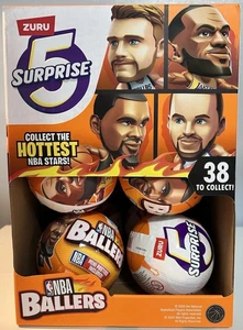 Lotto 7 Zuru NBA Ballers Mini Brands Figs Mystery Capsule NUOVE Sigillate con DISPLAY - Foto 1 di 6