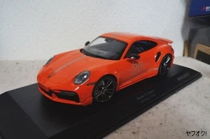 Modellino auto Minichamps Porsche 911 Turbo S scala 1/18 rosso pressofuso nuovo - Foto 1 di 3